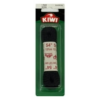 KIWI Sport Flat Laces, Black, 54", 1 pair