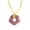 Pink, variant on Yammee Hollow Pendant Necklaces Dopamine Flower Neck Jewelry Perfect for Party Wedding