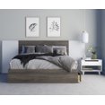 thumbnail image 1 of Interval 4 Piece Queen Size Bedroom Set  Bark Grey and White, 1 of 8