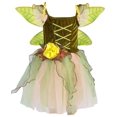 thumbnail image 1 of Vestido de disfraz de hada Petitebella 1-10 años (verde oliva 4-6 años), 1 of 3