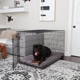 thumbnail image 2 of Happy Hounds Cooper Deluxe Reversible Crate Pad, Gray, Extra Large (48" x 30"), 2 of 8