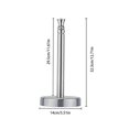 thumbnail image 3 of LXYFH Rack Under $10 Fresh Bag Storage Rack Stainless Steel Vertical Kitchen Tissue Rack Cabinet Roll Paper Rack, 3 of 4