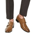 thumbnail image 3 of adviicd Shoes for Men Mens Dress Shoes Oxford Single Monk Strap Dress Shoes for Men (A,12), 3 of 6