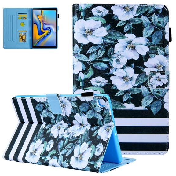 Allytech for SM-T500 SM-T507 Case, Galaxy Tab A7 10.4 Case 2020, Slim PU Leather Soft TPU Protective Stand Cover for Samsung Galaxy Tab A7 10.4" 2020 Model SM-T500/T505/T507, Blossom