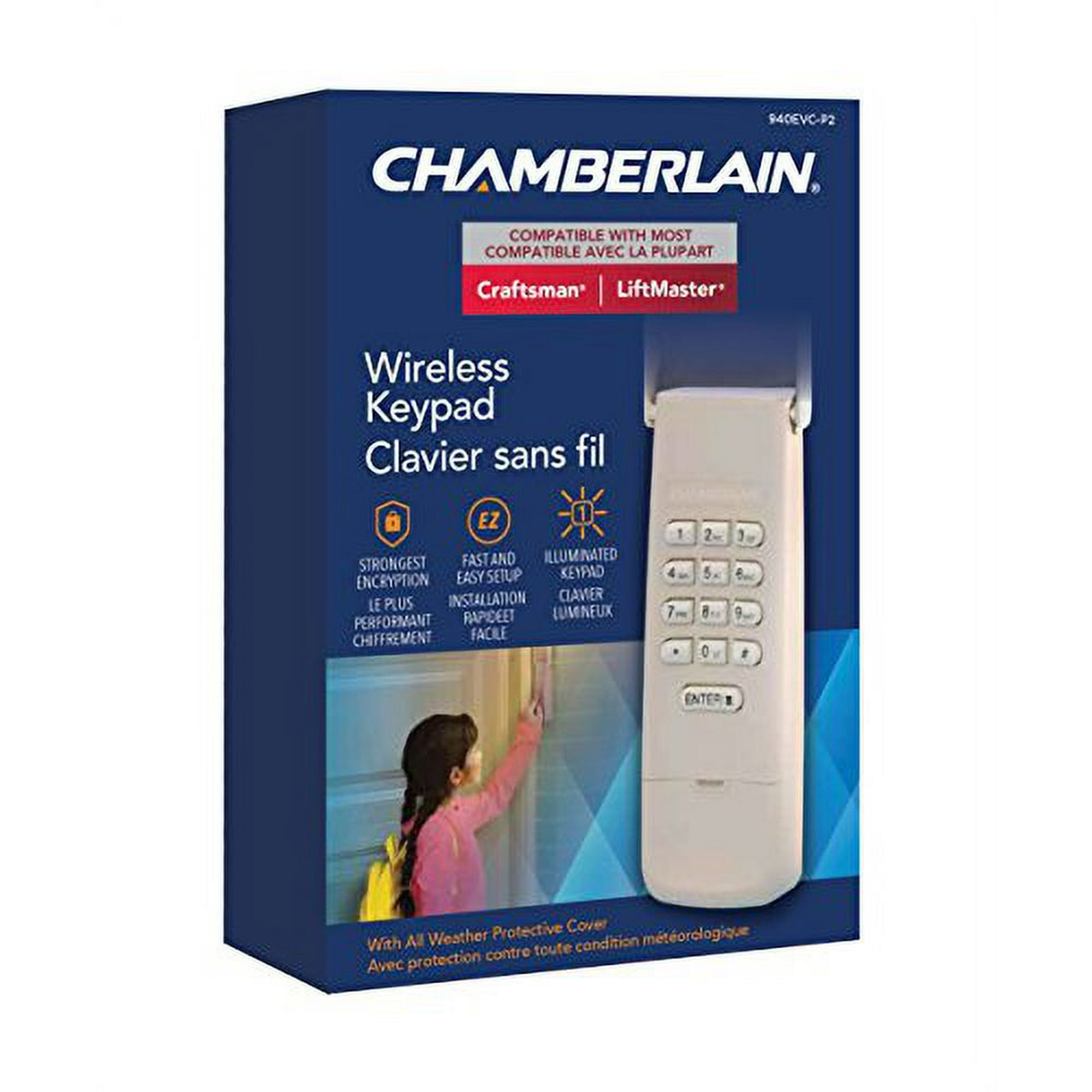 Chamberlain G940EVC-P2 Lift Master Garage Door Opener Keypad