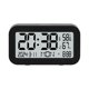 thumbnail image 2 of Reloj despertador electrónico de escritorio con función luminosa y pantalla LCD, reloj digital. Negro, 2 of 9