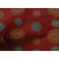 thumbnail image 4 of oneOone Cotton Poplin Fabric Spiral & Floral Block Decor Fabric Printed BTY 42 Inch Wide, 4 of 4