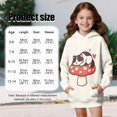 thumbnail image 7 of Xoenoiee Cat Mushroom Heart Print Long Hoodies Sweatshirt for Kids Long Sleeve Shirt Pullover Hoodie Dress for Teen Girls Oversized Fall Outfits Sweat Shirts Jumpers with Pocket, 9-10 Years, 7 of 7