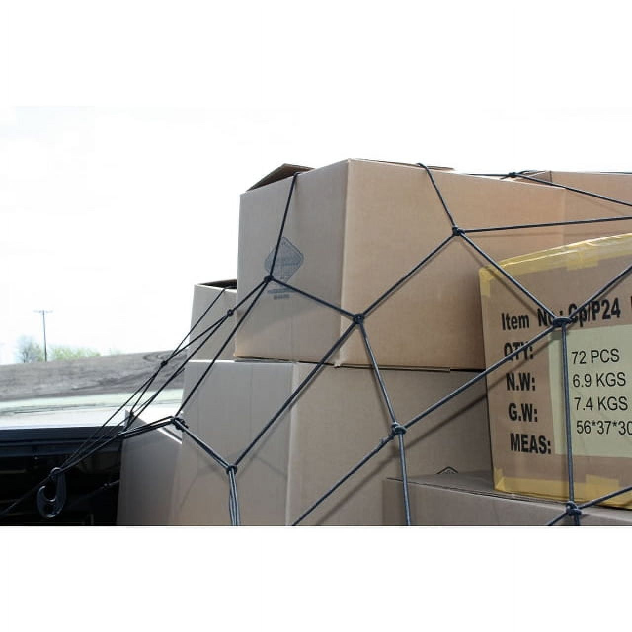 36" x 48" Bungee Cargo Net with 12 Hooks - 2 Pack