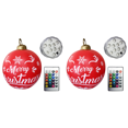 thumbnail image 2 of 2 Uds 60cm Inflable Navidad PVC Resplandor Fiesta Nuevo (letra 2) Rojo, 2 of 5