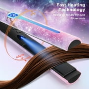 PARWIN PRO BEAUTY Titanium Hair Dryer Straightener Cone Curling Iron Combo | 1875W Power | Starry Color Upgraded model | Perfect Gift Styling Set