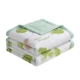 thumbnail image 2 of Printed Colorful Summer Cooling Quilt, Machine Washable Lightweight Breathable Air Condition Blanket for Bedroom & Dorm,59×79 in, 2 of 4