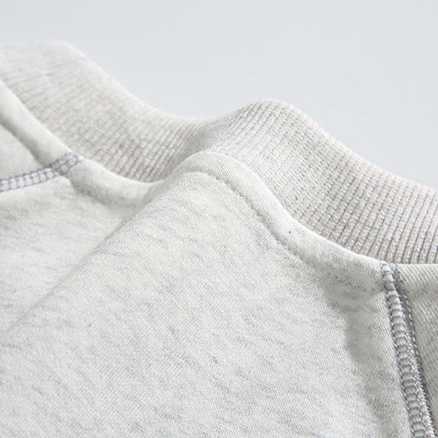 Styesk Mens Shirts Man Leisure Solid Color Pocket Shoulder Insertion Round Neck Long Sleeves Sweater