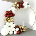 thumbnail image 6 of AYUQI Burgundy Gold Balloon Garland Kit, Wine Red Gold Birthday Balloon Garland White Balloon, Gold Balloon Decoration for Girl Birthday Baby Shower Wedding Decoration, 6 of 8