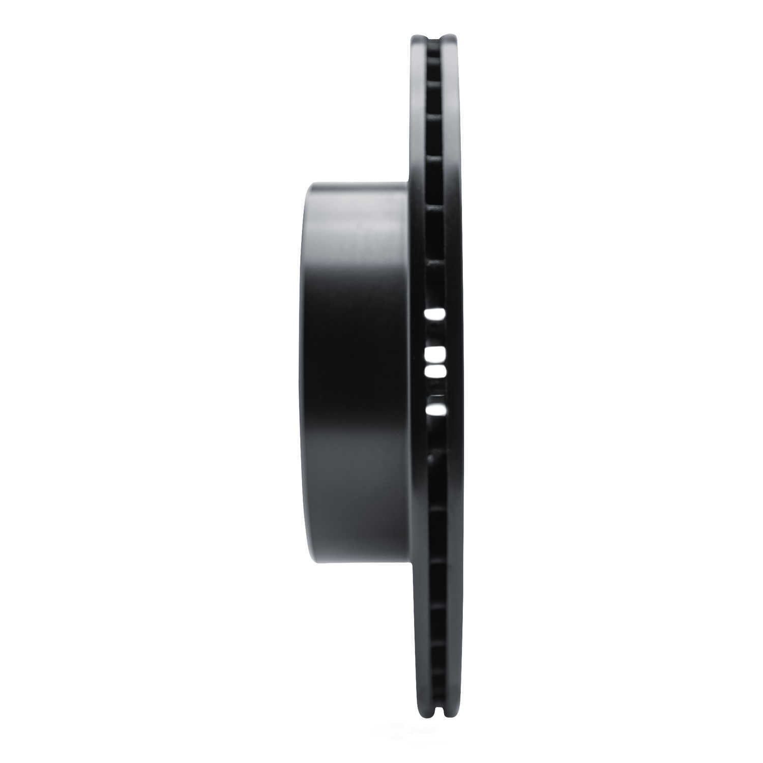 Dynamic Friction Company 633-76102L DFC Brake Rotor - Drilled And Slotted - Black
