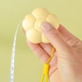thumbnail image 1 of ZZkhGO Small Tape Measure Cute Flower Petal Shape, Retractable Body Measuring Tape with Push Button, Pocket Sewing Circumference Ruler for Waist Chest Hips Home Travel, Yellow, 1 of 6