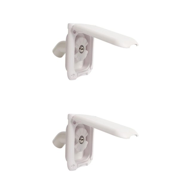Maytalsory Water Fresh And Safe Lockable RV Water Inlet Cover For Trailer Tank Featuring white 2Set