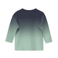 thumbnail image 4 of Jinhomg Kids Girls Cute Tee Shirt Toddler Casual Gradient Color Tunic Tops Lightweight Comfy 3/4 Sleeve Round Neck T-Shirt Daily Wear Sales Today Clearance Gray 130, 4 of 6