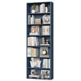 thumbnail image 4 of Homfa 82" Tall Bookcases, Freestanding Display Storage Shelves, 7-Tier Open Bookshelf for Home Office Living Room Bedroom, Blue, 4 of 9