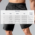 thumbnail image 3 of kosheko Mens Mid Rise Stretch Quick Dry Athletic Bottoms, Zipper Pockets Reflective Strip Breathable Workout Shorts Black L, 3 of 4
