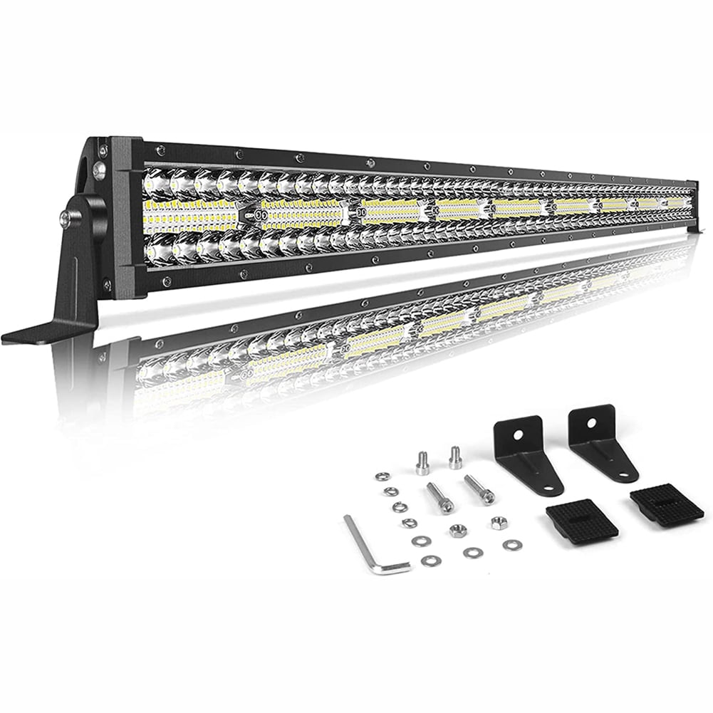 52 Inch Led Light Bar, 1122W Triple Row Light Bar For Trucks, Ip67 Led
