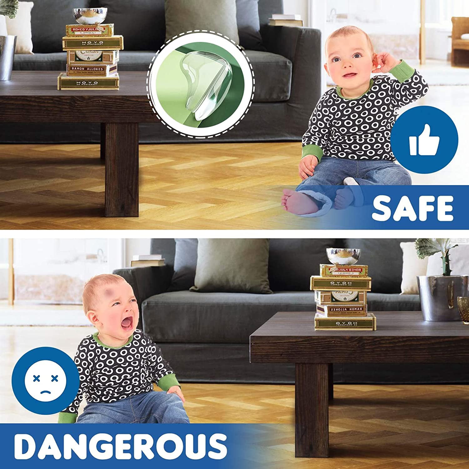 NOGIS Corner Protector for Baby - 12PCS, Anti Collision Corner