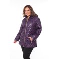 thumbnail image 2 of White Mark Manteau Matelassé pour Femmes, 2 of 5