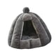 thumbnail image 1 of Cama cálida para perros, semicerrada, lavable, suave, tienda de campaña para perros pequeños y medianos gris, 1 of 8