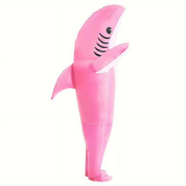 2 Tailles Mignon Unique Requin Debout Design Combinaison Gonflable Halloween Noël Jeu Costume Gonflable Accessoires