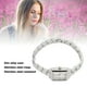 thumbnail image 4 of Reloj De Pulsera De Acero Inoxidable Para Mujer, Elegante Reloj De Acero Inoxidable De Cuarzo Rectangular Con Diamantes De Imitación Resistente Al Agua Hasta 30 M Para Uso Diario, 4 of 7