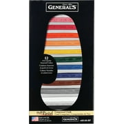 General Pencil Multi Pastel Stick Set, 12-Colors