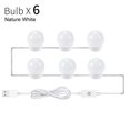 thumbnail image 1 of LED Makeup Mirror Light Bulb Lights Stepless Dimmable Wall Lamp 6 10 14Bulbs Kit for Dressing Table ,Widely Use, 1 of 7