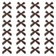 thumbnail image 1 of 24 Pzs Mini Lazo de Cinta de 1.8 Pulgadas para Manualidades DIY, Pasteles, Costura, Bodas, Fiestas de Cumpleaños, Empaque, Marrón, 1 of 5