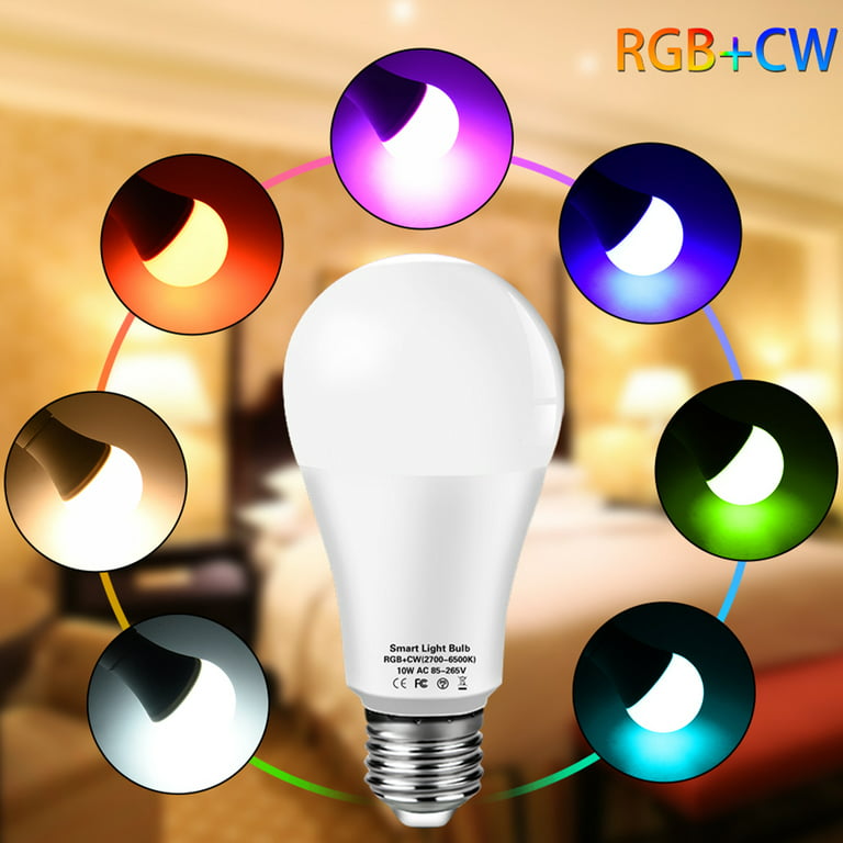 Lampadina LED RGB dimmerabile SMART E27/10W/230V 3000-6500K Wi-fi Tuya -  Solight