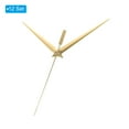 thumbnail image 3 of Uxcell Clock Hands, 12 Set Clock Hands Kits Clock Mechanism Movement Aluminum DIY Wall Clock Hands Kit Parts, Gold, A02, 3 of 6