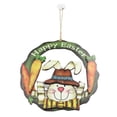 thumbnail image 2 of Happy Easter Bunny Welcome Door Hanging Sign licencia Yard indoor e outdoor Garden Window Home Hanging Sign con cuerda para perfecl cartel de madera de pascua, 2 of 8