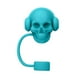 thumbnail image 2 of Vaso de silicona de grado alimenticio con tapa de popote y calavera de 10 mm, ideal para Halloween, con popote flexible, a prueba de fugas, portátil, plegable, base antideslizante, ideal, 2 of 8