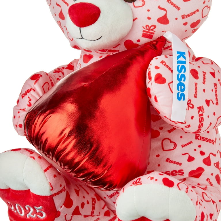 Hershey's Kisses Sweetheart Teddy Plush Red - Walmart.com