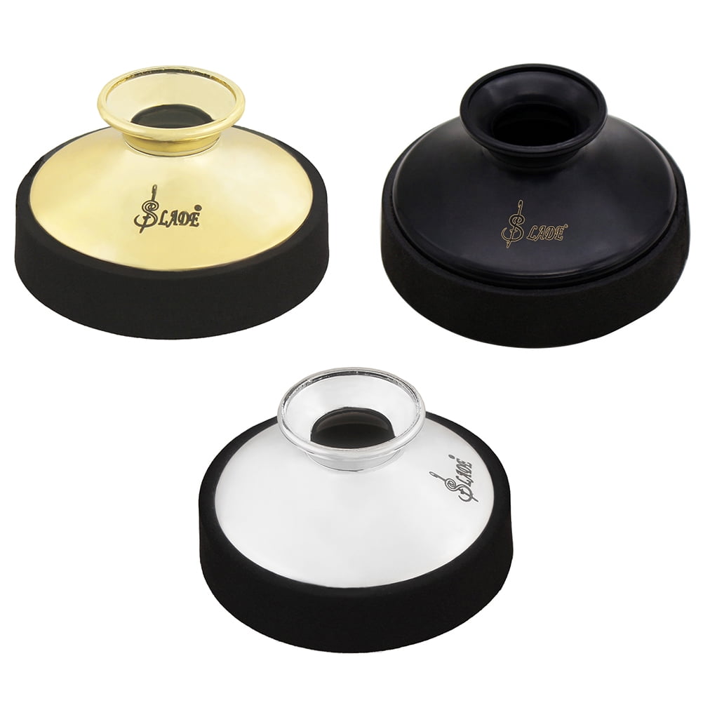 Rosarivae 3Pcs Alto Saxophone Mutes Practical Saxophone Silencers