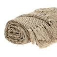 thumbnail image 3 of Parkland Collection Alma 67x52" Herringbone Cotton Throw Blanket in Brown, 3 of 5