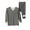 Gray, variant on TMOYZQ Mens Big & Tall Thermal Underwear Set Winter Cold Weather Long Johns 2 Piece Seamless Base Layer Fleece Line Stretch Soft Warm Top and Bottom Set