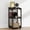 Black, variant on Furinno Romain 2-Tier Tall End Table, Espresso