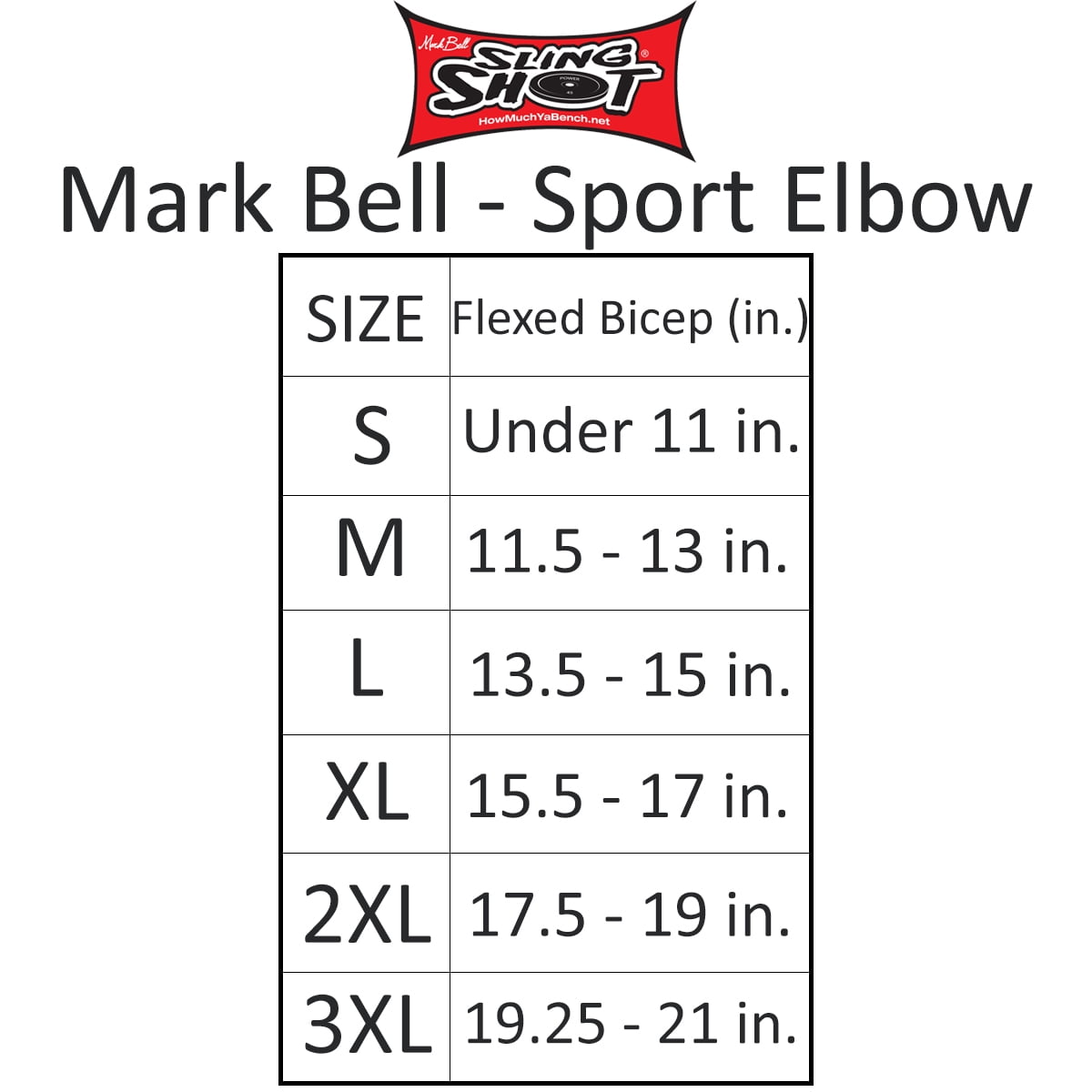 Sling Shot STrong Compression Elbow Sleeves by Mark Bell - Small - Black