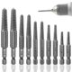 thumbnail image 1 of Screw Extractor Set,10 Pcs Screw Extractor,1/4inch Hex Shank Broken Screw Extractor,Screw Remover & Extractor Bit Set, 1 of 5
