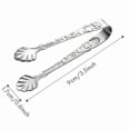 thumbnail image 2 of 6 Pcs Vintage Relief Stainless Steel Ice Square Clips - Kitchen Serving Tongs for Sugar and Foods, 2 of 5