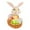 C, variant on ABODELINE Happy Easter Wooden Hanging Sign Easter Wreath Decorations Easter Colorful Eggs Bunny Sign Door Decor Easter Decorations Plaque Easter Spring Wall Hanger Rustic Farmhouse Easter Decor