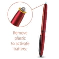 thumbnail image 3 of Stylus Pen- Capacitive Stylus, 3-in-1 Metal Pen, Multi-Function,Ballpoint Ink Pen,with LED Flashlight, for Touchscreen Devices, Tablets, iPads, iPhones, 10PK, Silver, 3 of 6