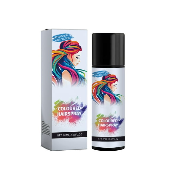 Laca para el cabello para accesorios de fiesta, disfraces, tintes temporales para el cabello para niños y adultos, 85 ml, color peludo