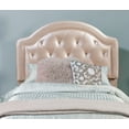 thumbnail image 3 of Hillsdale Furniture Karley Tufted Faux Leather Twin Headboard, Embossed Champagne, 3 of 6
