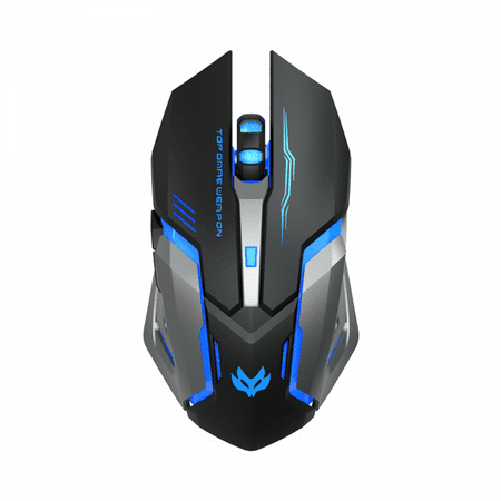 Wekity Wireless Gaming Mouse, Rechargeable Silent Mouse 7 Breathing Led ...